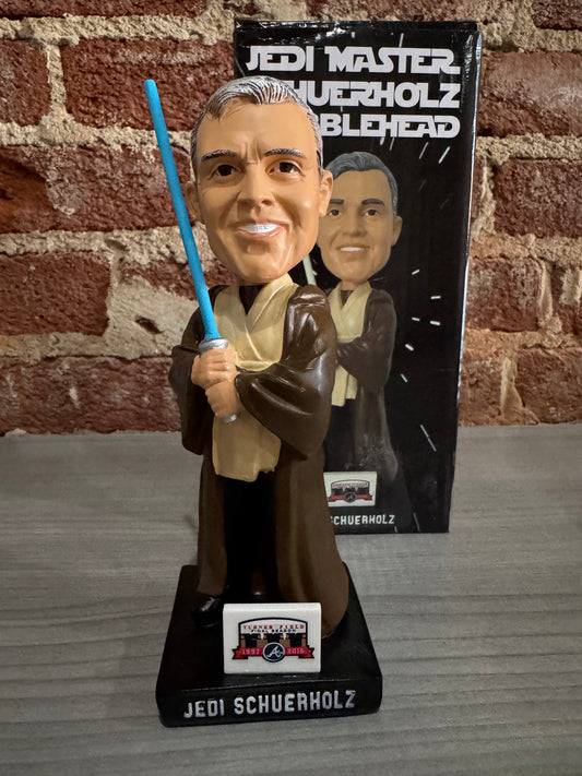 Jedi Schuerholz Atlanta Braves Star Wars Night Bobblehead