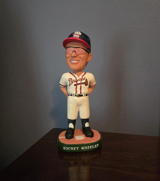Rocket Wheeler Rome Braves Bobblehead (No Box)