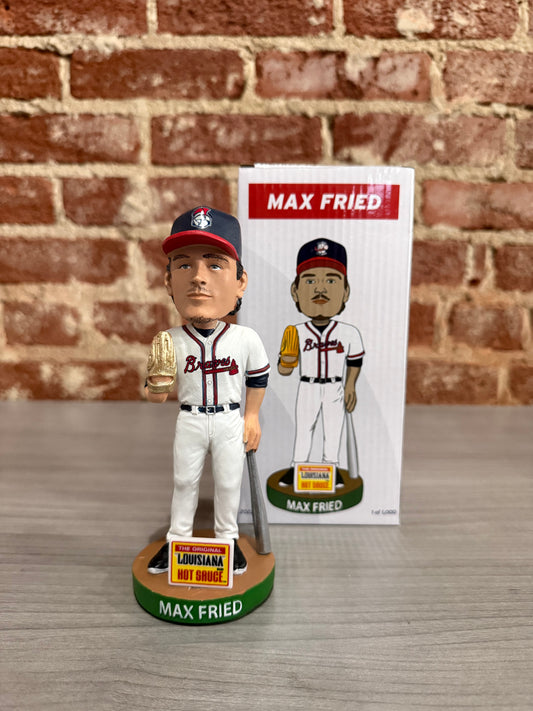 Max Fried Gold Glove/ Silver Slugger Rome Braves Bobblehead