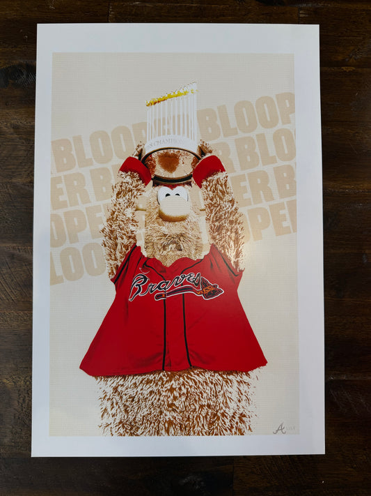 Blooper World Series Champions Poster (12”x18”)