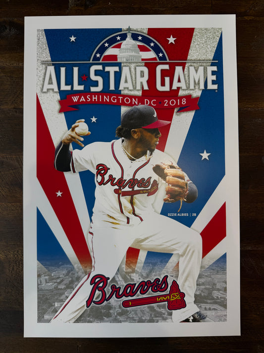 Ozzie Albies 2018 Allstar Poster