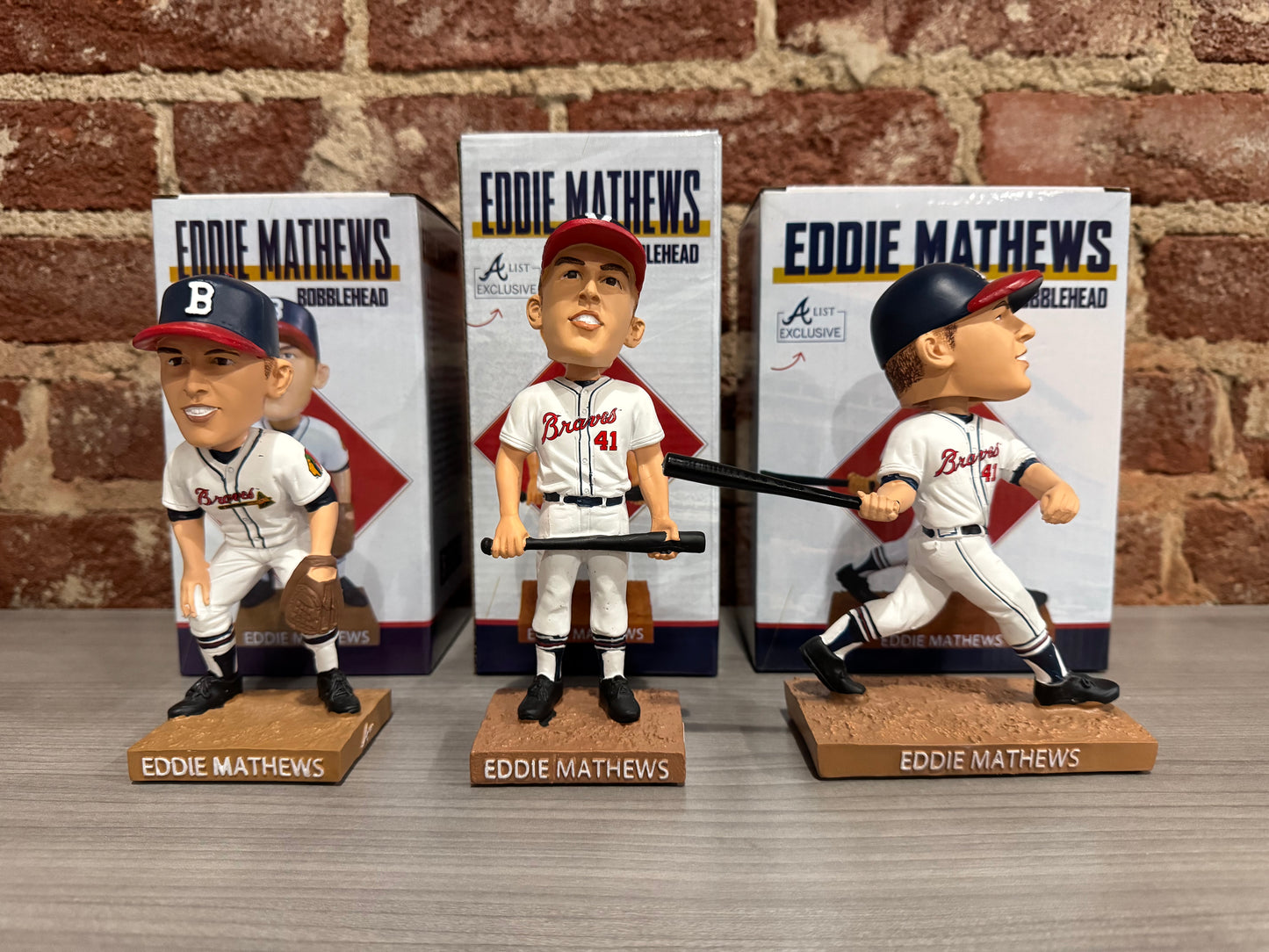 Eddie Mathews A-List Bobblehead Set