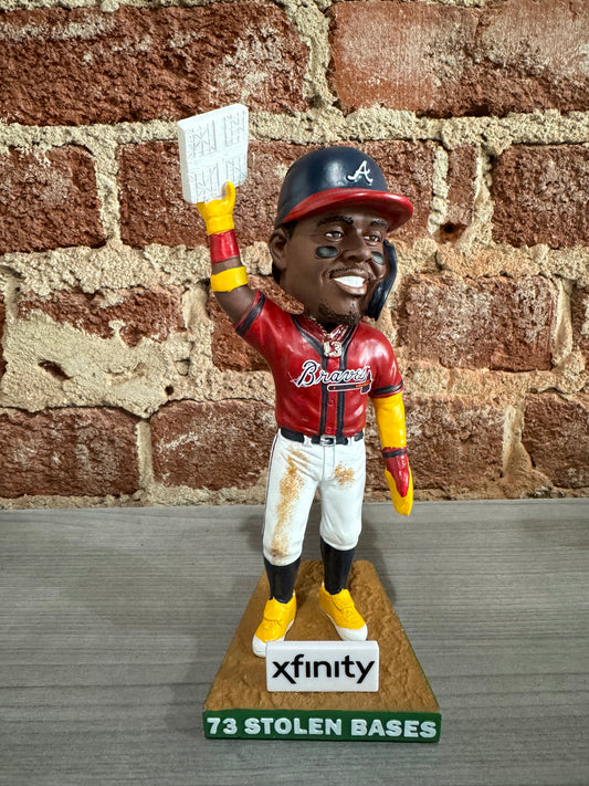 Ronald Acuña Jr. 73 Stolen Bases Record Bobblehead Giveaway 4/24/24