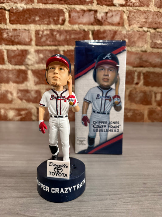 Chipper Jones Danville Braves ‘Crazy Train’ Bobblehead