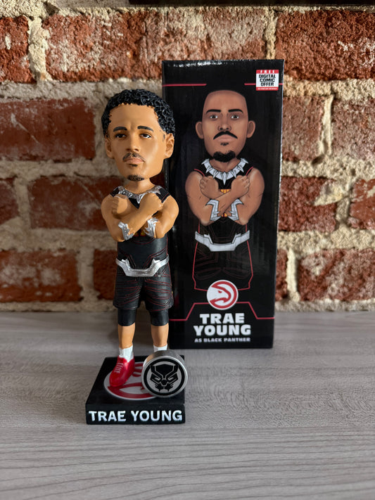 Trae Young Black Panther Bobblehead