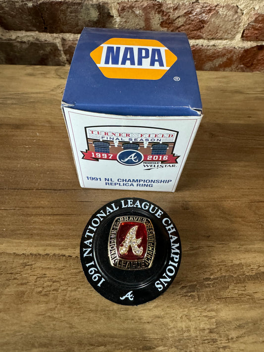 Atlanta Braves 1991 National League Champions Ring