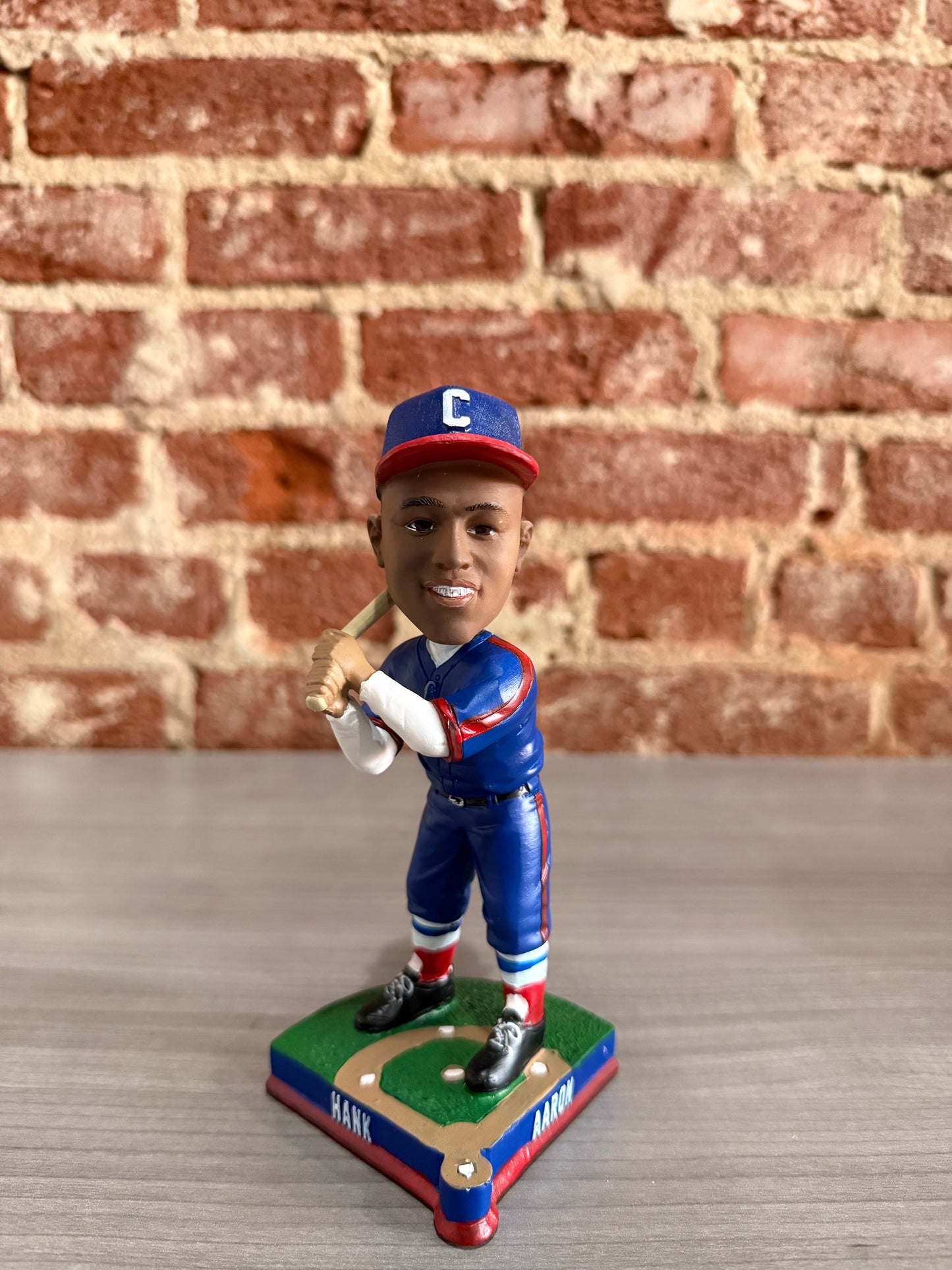 Hank Aaron Indianapolis Clowns Batting Bobblehead