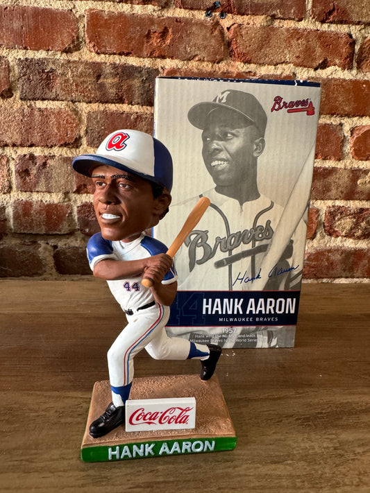 Hank Aaron Atlanta Braves 1974 Throwback Bobblehead