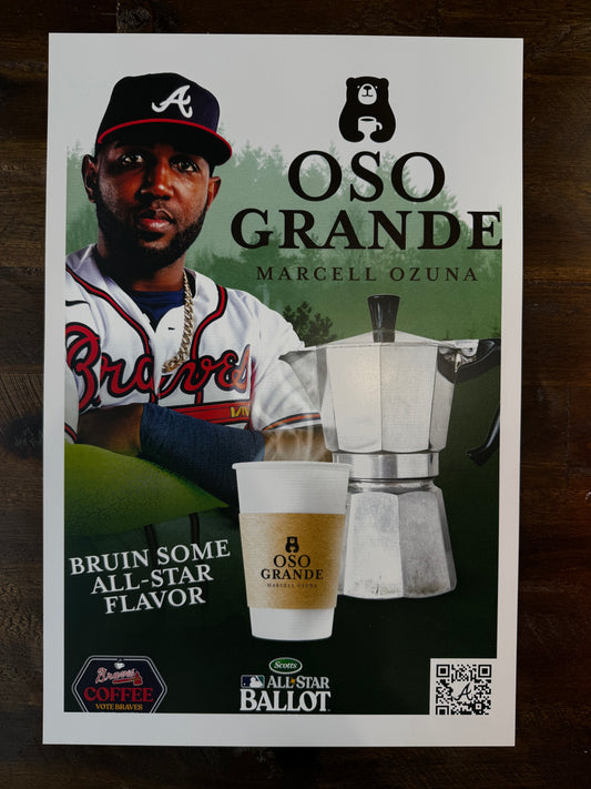 Marcell Ozuna 2023 Allstar Poster (12”x18”)