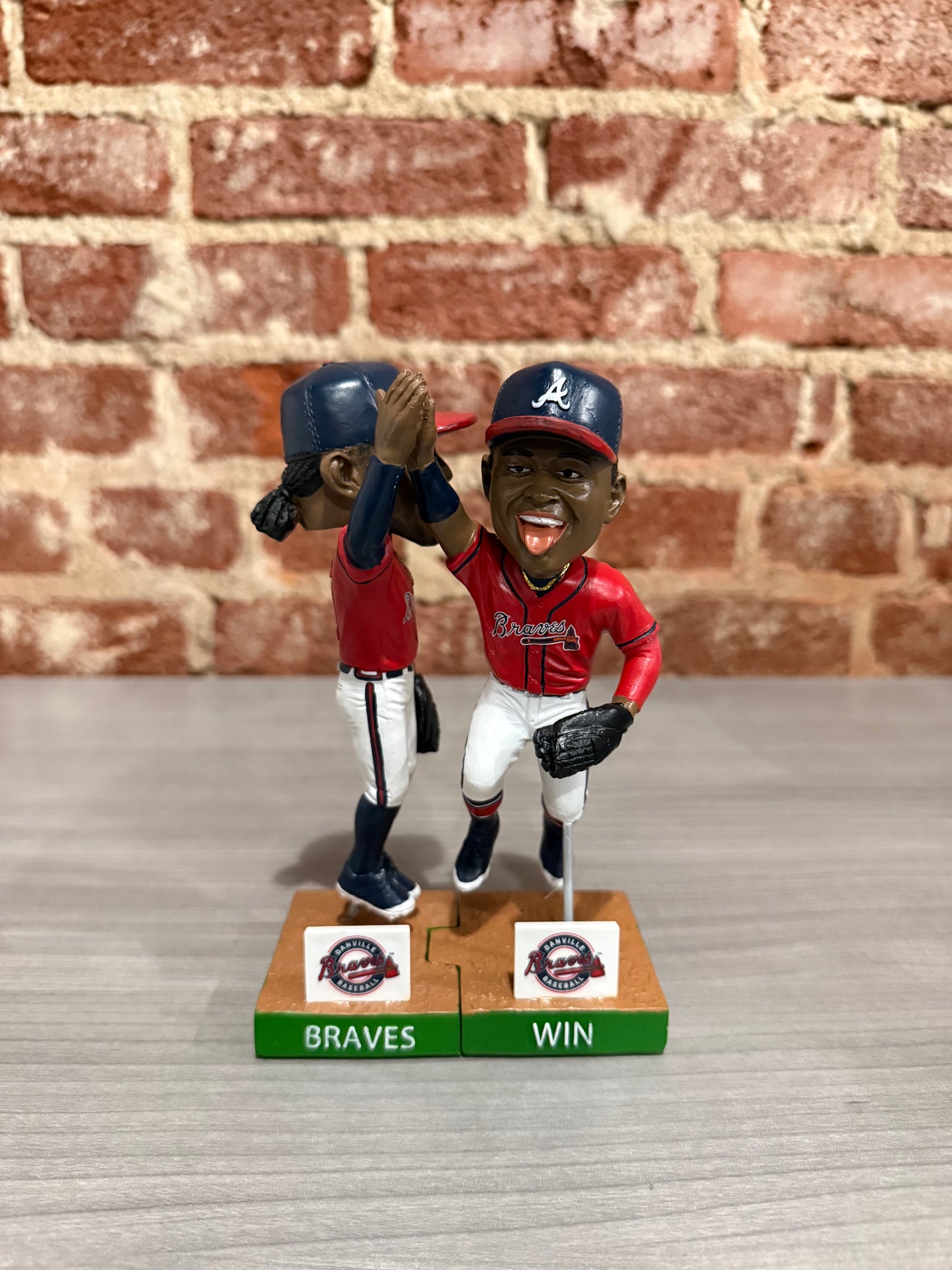 Ronald Acuna & Ozzie Albies Danville Braves Win Bobblehead Set