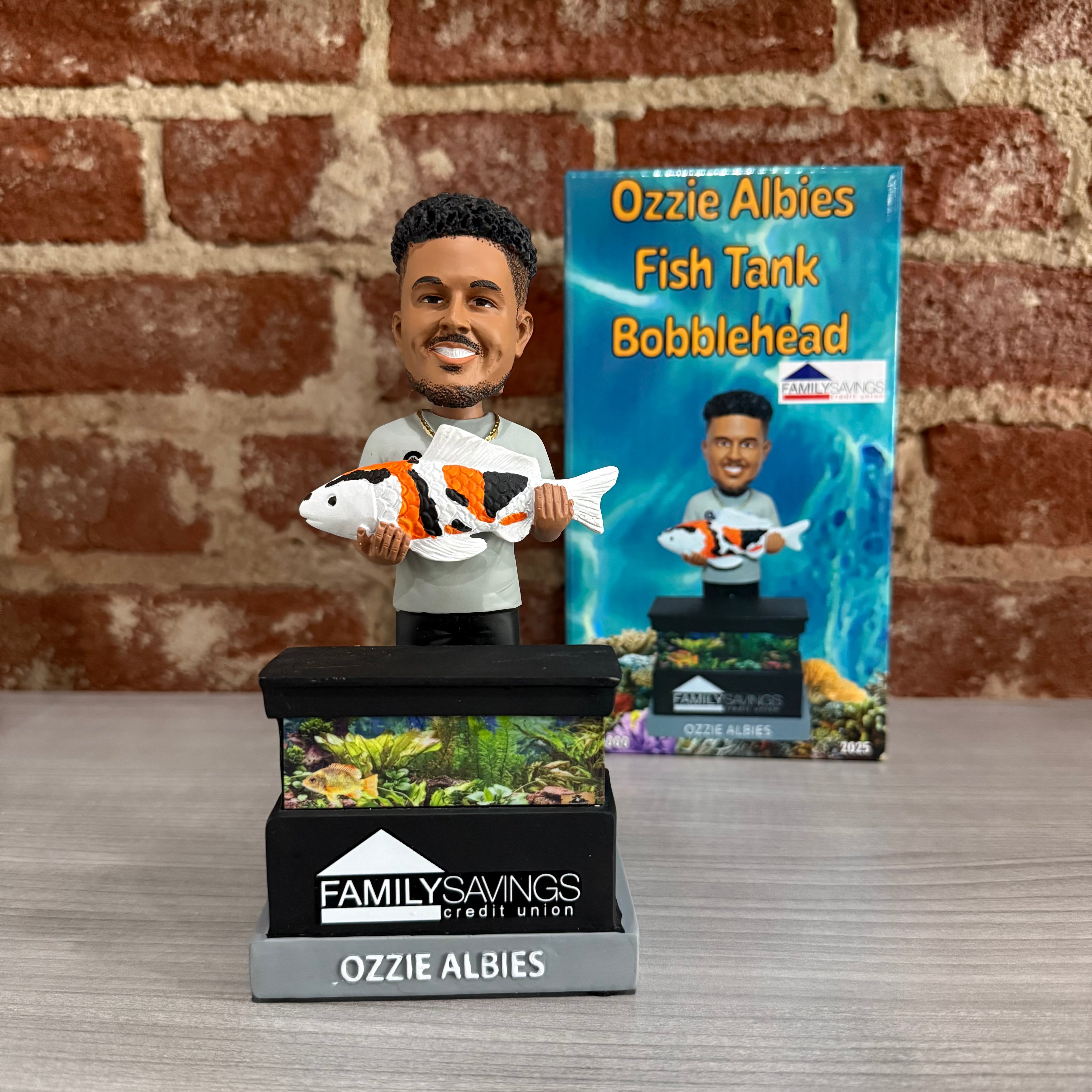 Ozzie Albies Fish Tank Bobblehead 7/12/25 – Atlanta Bobbles