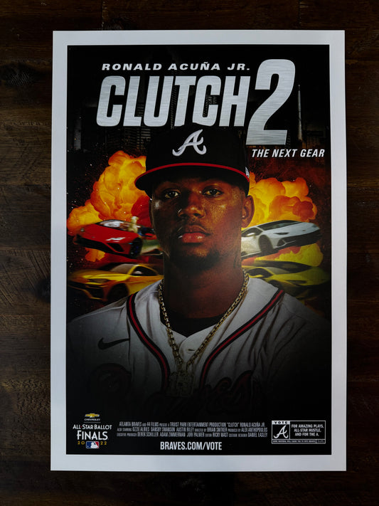 Ronald Acuña Jr. 2022 Allstar Poster (12”x18”)