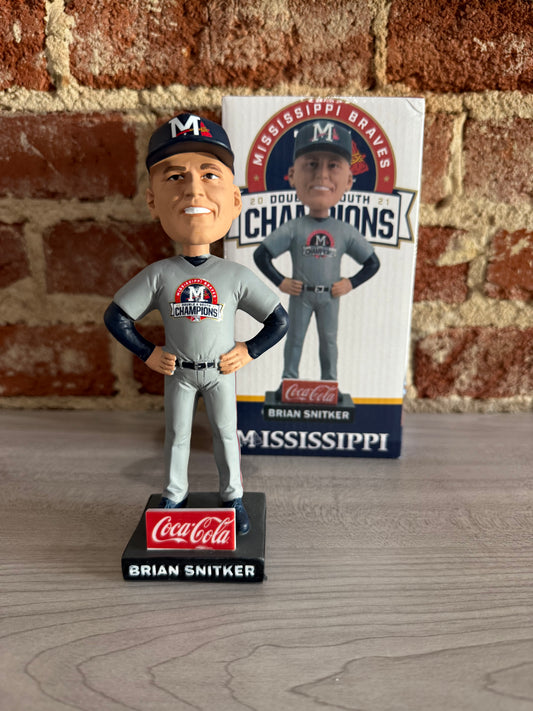 Brian Snitker Mississippi Braves Bobblehead
