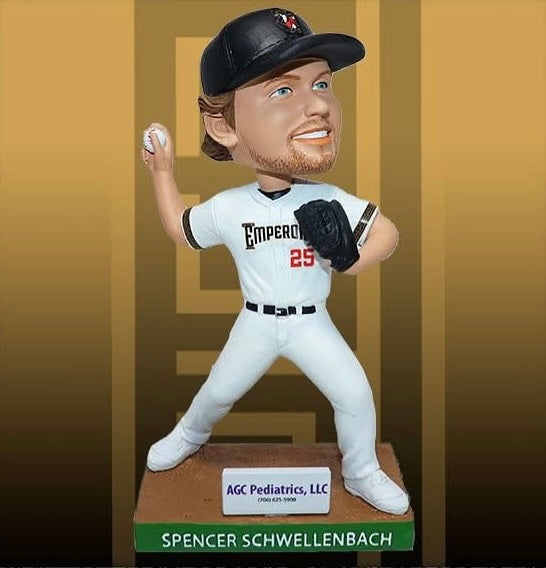 Spencer Schwellenbach Rome Emperors Bobblehead 4/19/25