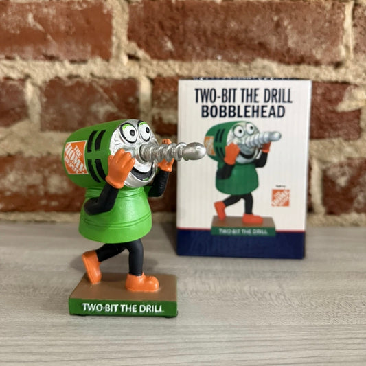 Atlanta Braves Home Depot Tool Race Two Bit the Drill Mini Bobblehead 7/30/23