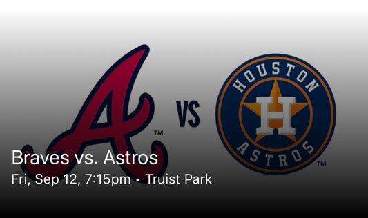 Braves vs. Astros 9/12/25
