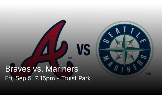 Braves vs. Mariners 9/5/25