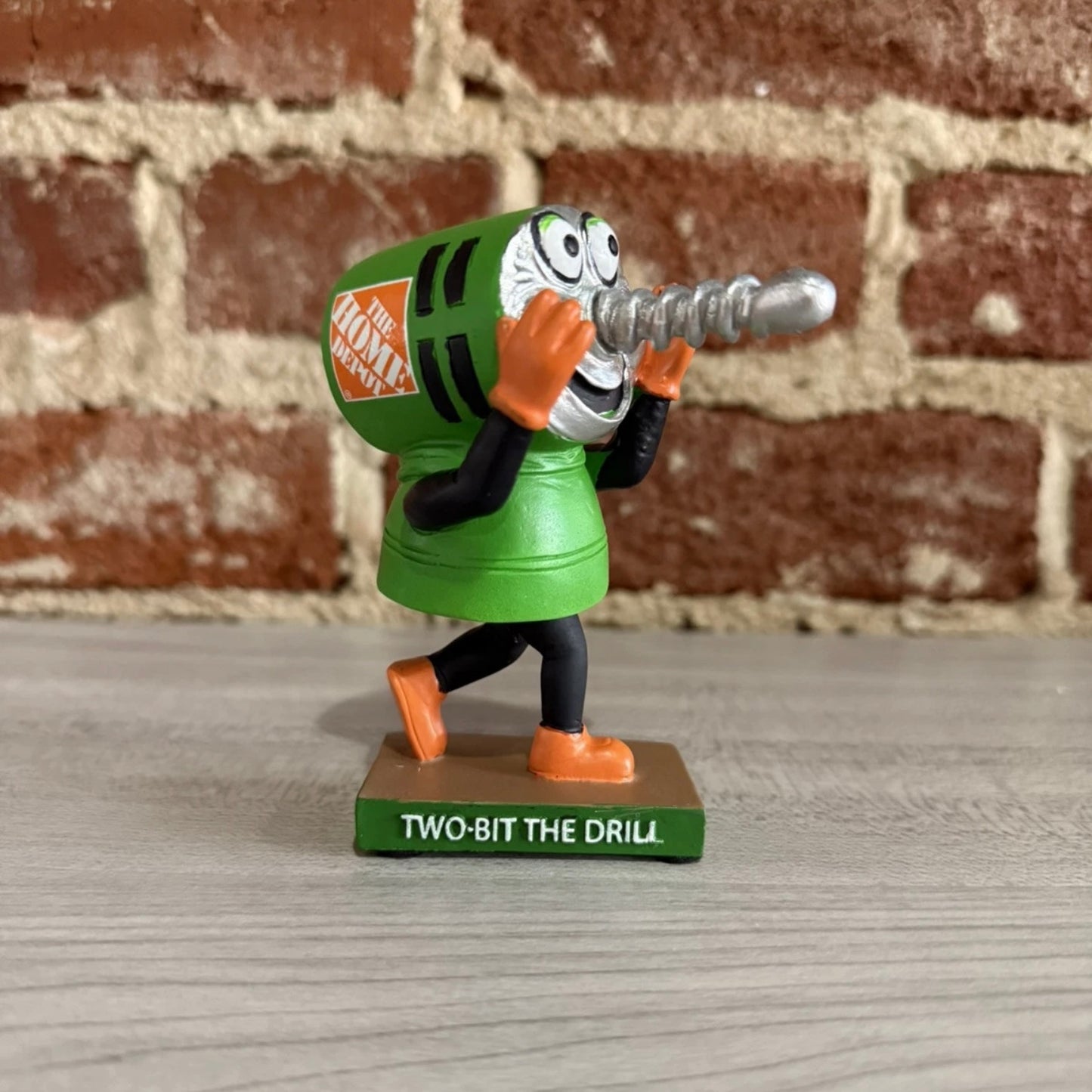 Atlanta Braves Home Depot Tool Race Two Bit the Drill Mini Bobblehead 7/30/23