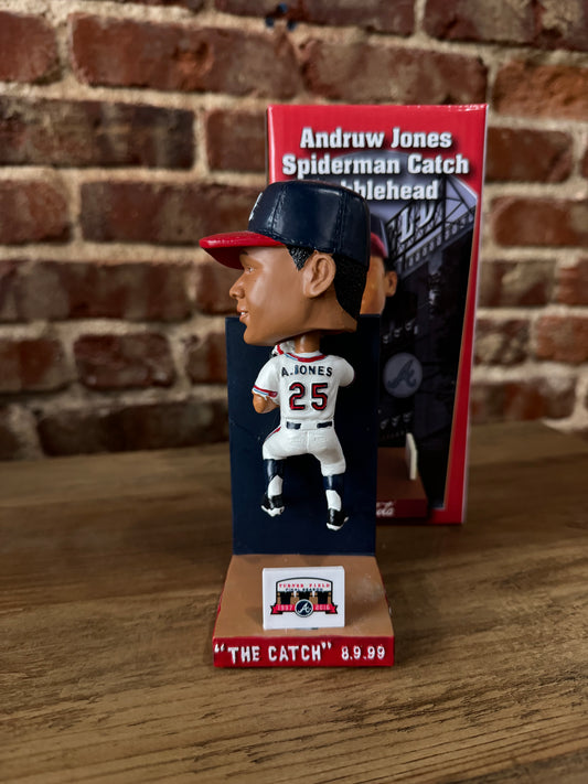 Andruw Jones Spider-Man Wall Catch Bobblehead