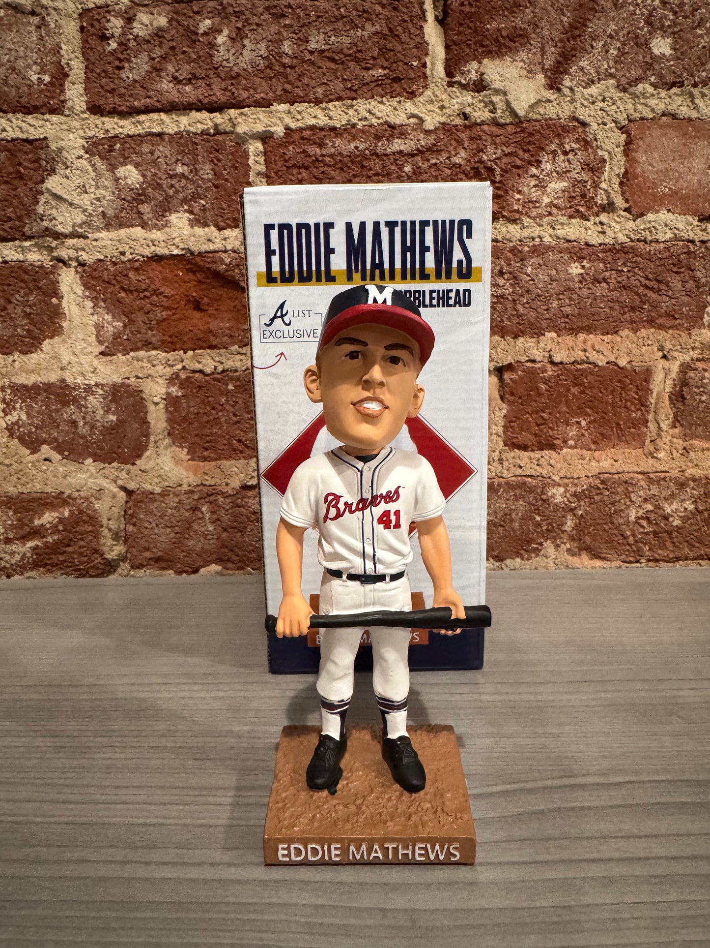 Eddie Mathews Milwaukee Braves A-List Bobblehead