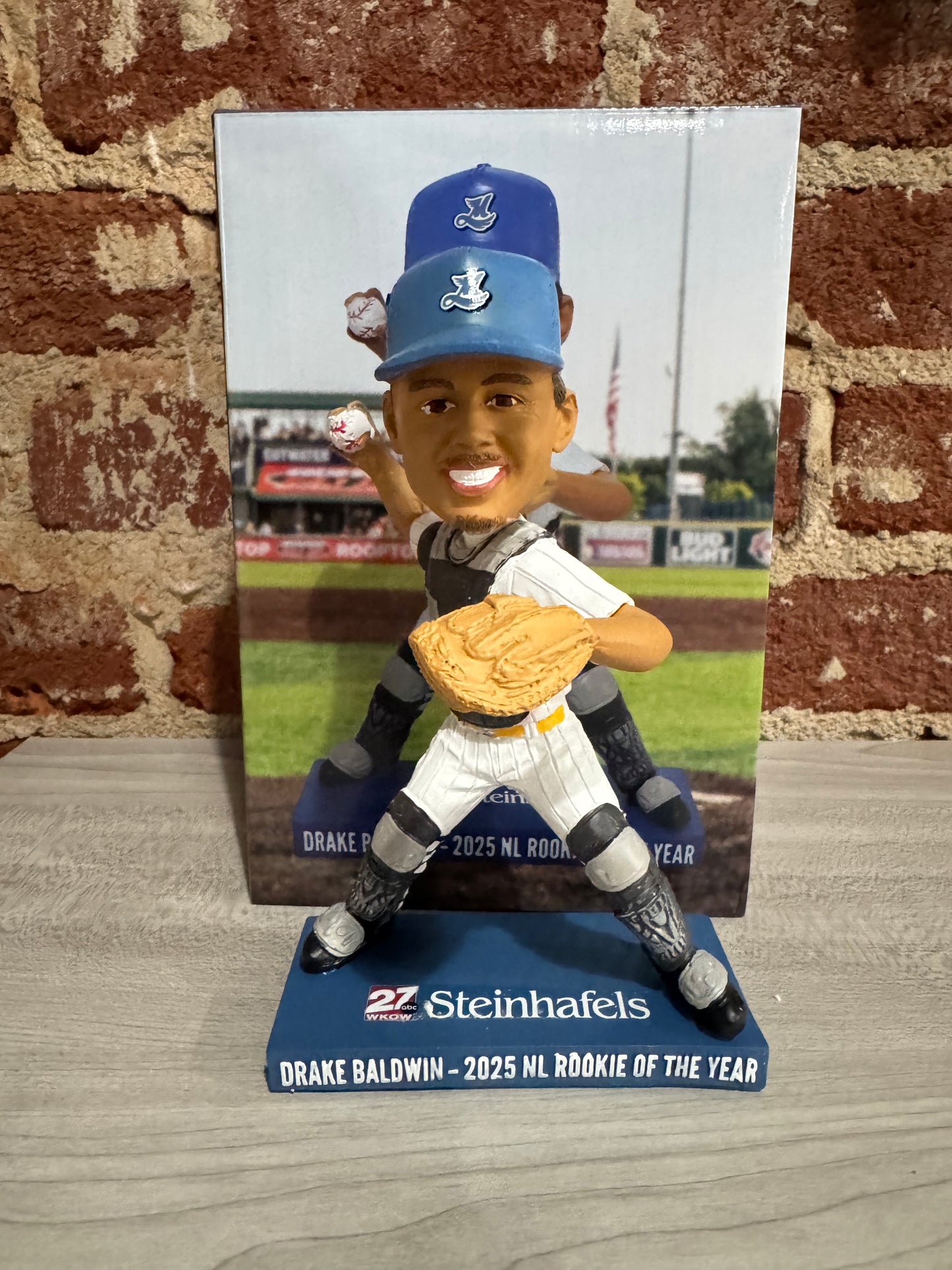 Drake Baldwin Madison Mallards Bobblehead