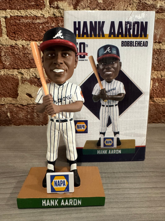 Hank Aaron 50th Anniversary Atlanta Braves Bobblehead