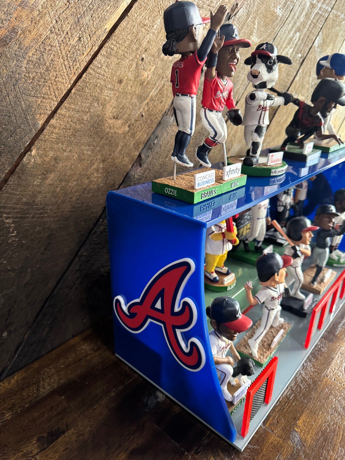 24” Custom Acrylic Bobblehead Dugout Display