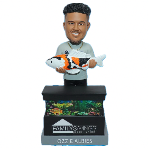 Ozzie Albies Fish Tank Bobblehead 7/12/25 – Atlanta Bobbles