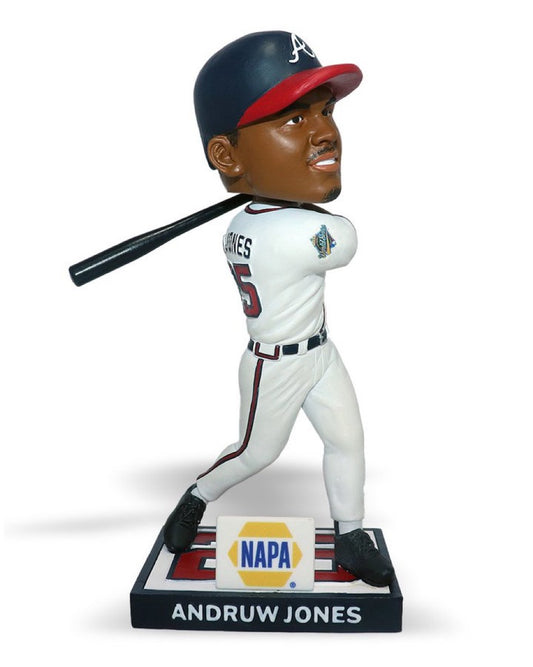 Ronald Acuna Jr Atlanta Braves On Fire Bobblehead FOCO