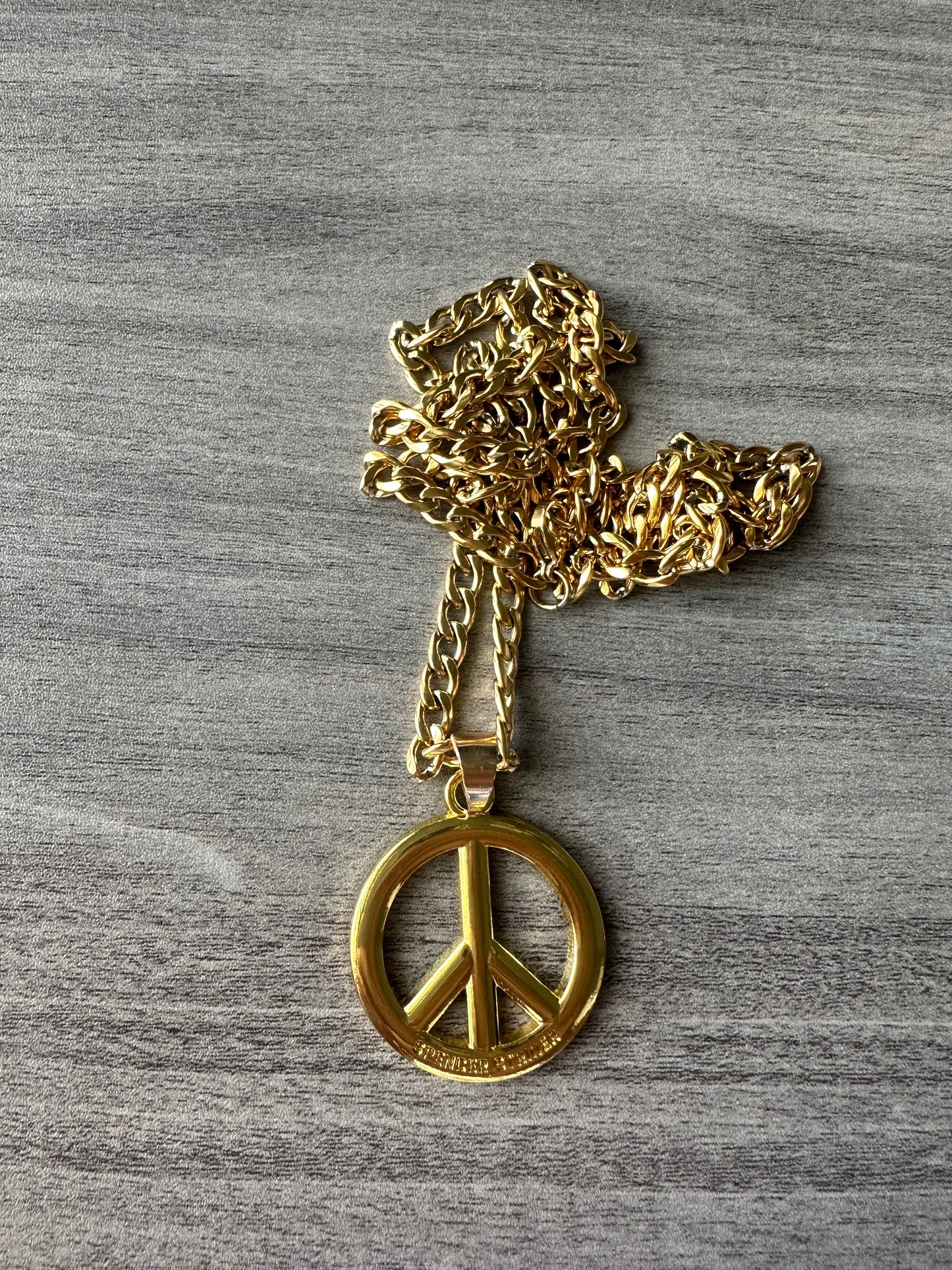 Spencer Strider Peace Sign Chain