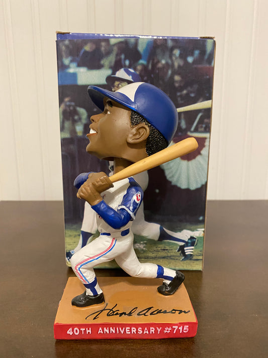 Hank Aaron 40th Anniversary of 715 Bobblehead