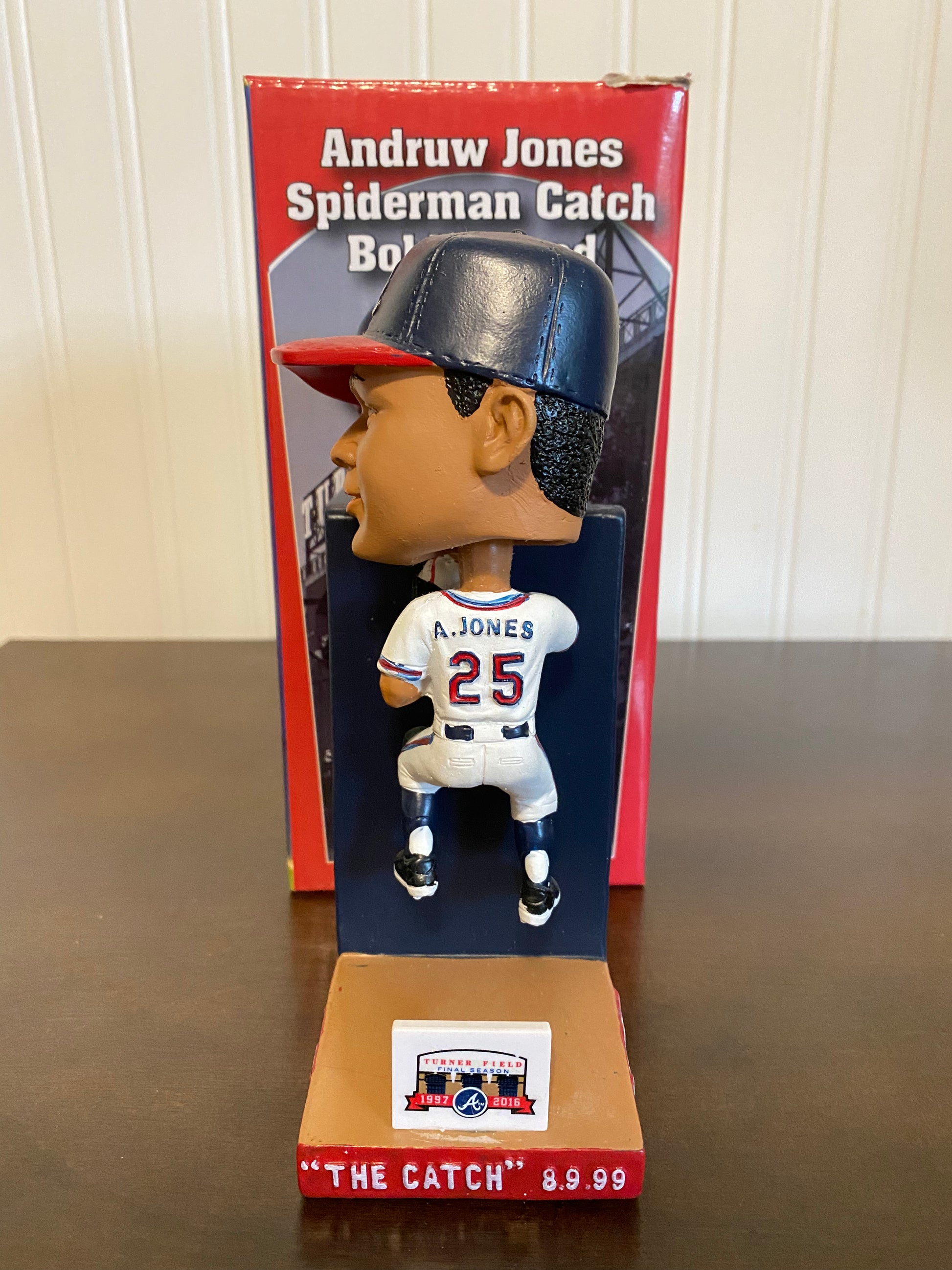 Free Andruw Jones Spiderman Catch Bobblehead Day At Turner