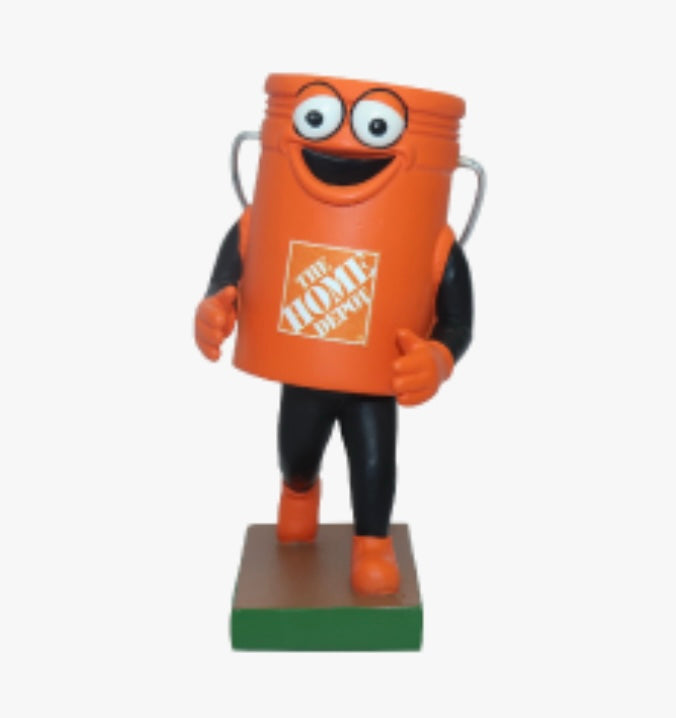Phil Bucket Atlanta Braves Home Depot Tool Race Phil the Bucket Mini Bobblehead 5 ...