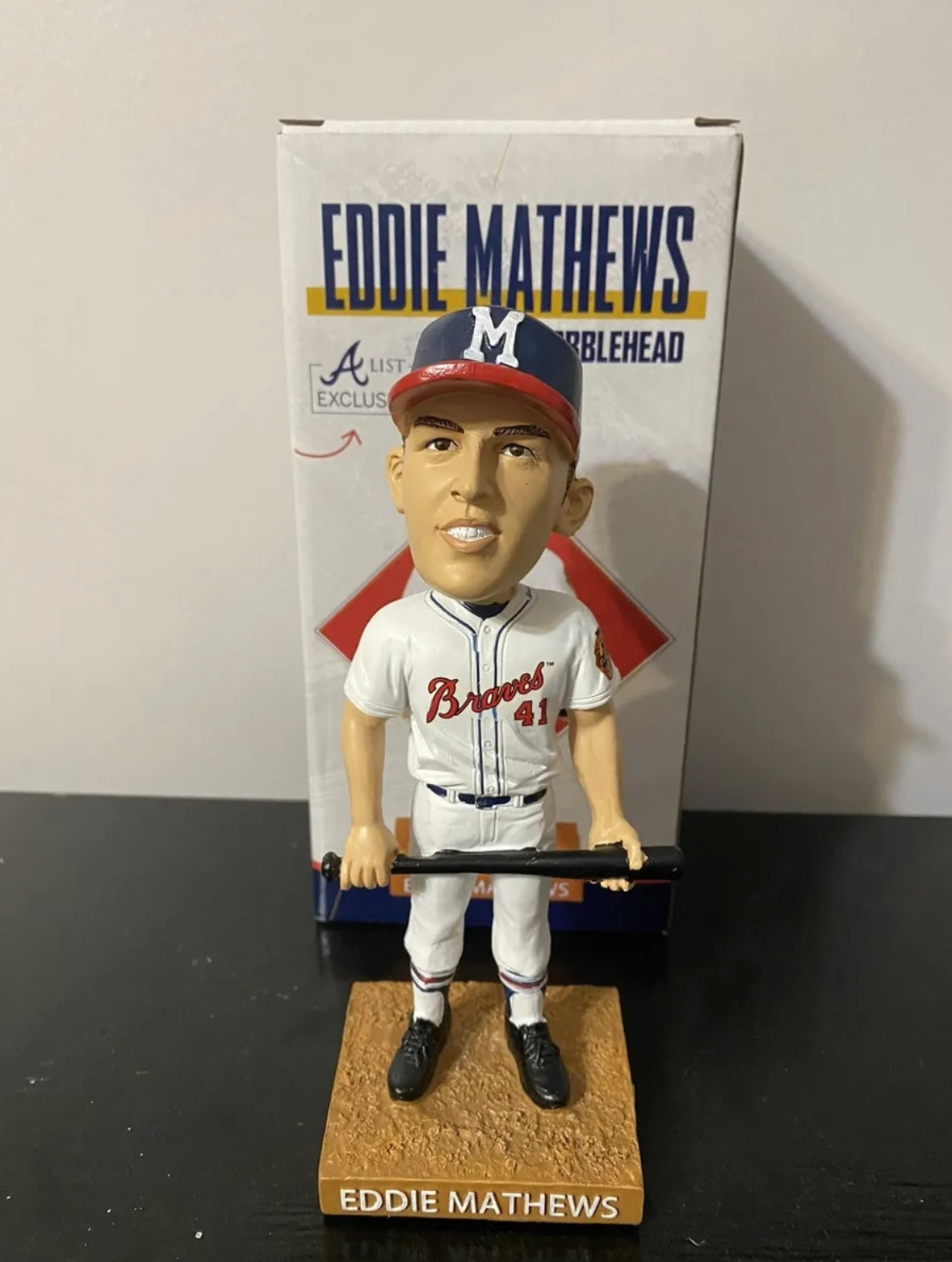 Eddie Mathews Milwaukee Braves A-List Exclusive Bobblehead