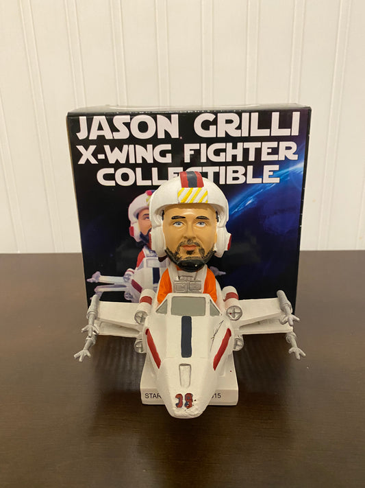 Jason Grilli X-Wing Fighter Star Wars Braves Bobblehead