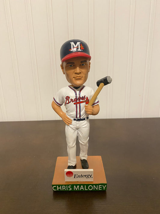 Chris Maloney Mississippi Braves Bobblehead