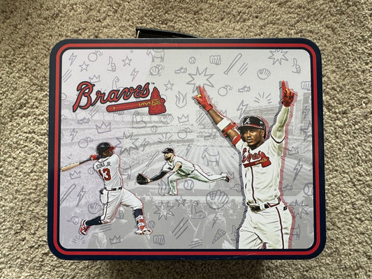 Atlanta Braves Chop On Lunch Box