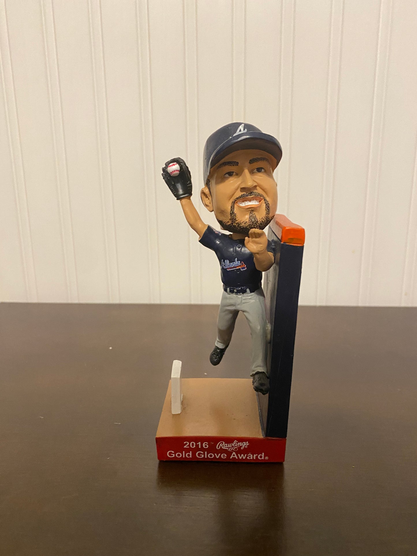Ender Inciarte Wall Catch Bobblehead