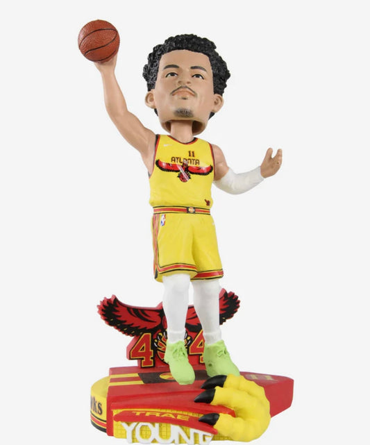 Trae Young Atlanta Hawks 2022 City Jersey Bobblehead