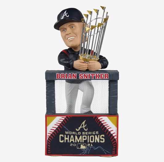 Brian Snitker Atlanta Braves 2021 World Series Moment Bobblehead FOCO