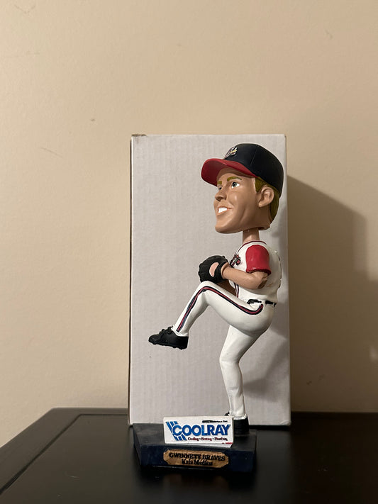 Kris Medlen Signed Bobblehead Gwinnett Braves