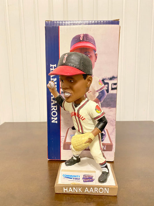 Hank Aaron Jacksonville Jumbo Shrimp Bobblehead