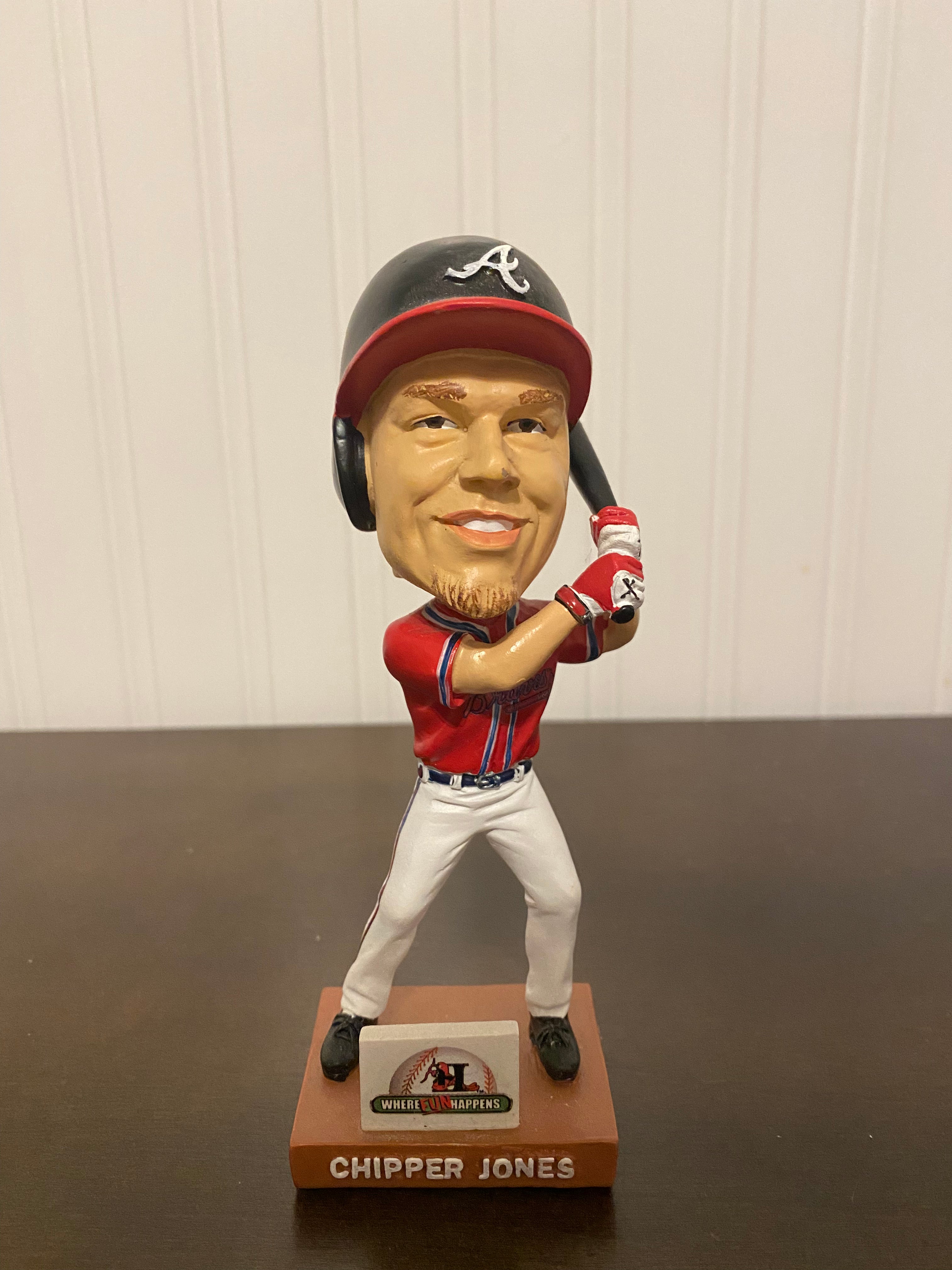 Chipper Jones Hickory Crawdads Bobblehead – Atlanta Bobbles