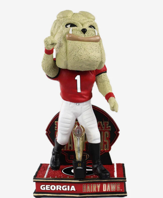 Hairy Dawg Georgia Bulldogs 2021 Football National Champions Mascot Bobblehead